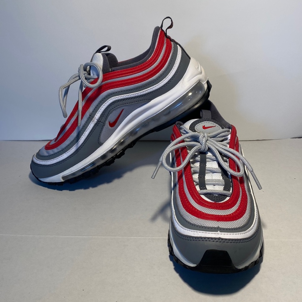 Nike, Size 5.5 (US), Red/Grey